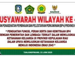 BP4 Kepri Konsolidasikan Komitmen Ketahanan Keluarga Menuju Indonesia Emas Lewat Muswil ke-3 di Tanjungpinang