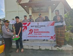 *Wujud Kepedulian, Polsek Kutabuluh Salurkan Bansos di HUT Bhayangkara ke-79*