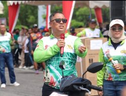 MERIAH! POLDA KEPRI GELAR FUN BIKE DI KARIMUN BERSAMA MASYARAKAT DALAM RANGKA HARI BHAYANGKARA KE-79