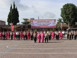 *30 Personel Polres Tanah Karo Naik Pangkat, Kapolres Pimpin Langsung Upacara Kenaikan Pangkat*