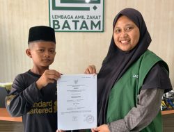 Zakat Membuka Pintu Masa Depan: Kisah Amin, Anak Yatim yang Kini Bisa Sekolah Kembali Berkat LAZ Batam