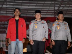 KAPOLDA KEPRI HADIRI DOA BERSAMA DAN NYALA LILIN UNTUK DUA DRIVER OJOL YANG GUGUR