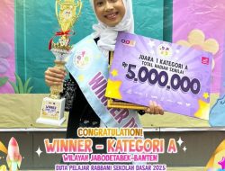 Fatima dari SDIT MU Cinere, Sang Juara Duta Pelajar Rabbani 2025
