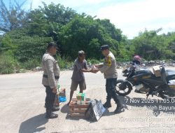 Polsek Batam Kota Gelar Kegiatan Jumat Berkah Berbagi Kepada Masyarakat