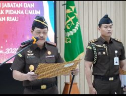 Kejati Kepri Lantik Aspidum Baru, Tegaskan Integritas dan Kesiapan Hadapi KUHP Nasional 2026