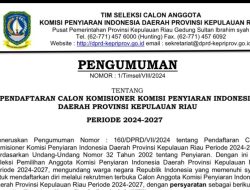 Tabrakan Kewenangan dalam Seleksi KPID Kepri, Gugatan PTUN Dinilai Upaya Meluruskan Tata Kelola Lembaga Penyiaran