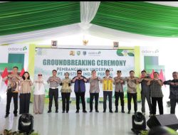 Kapolres Lahat Hadiri Ground Breaking Pembangunan Underpass/Flyover Jalan Hauling PT MIP–PT SLR di Merapi Barat