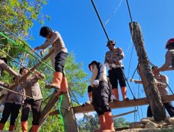 Polres Gayo Lues Bangun Empat Jembatan Gantung, Warga: Dapat Menjual Hasil Kebun Ke Pasar
