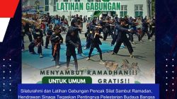 Silaturahmi dan Latihan Gabungan Pencak Silat Sambut Ramadan,H. Hendrawan Sinaga Tegaskan Pentingnya Pelestarian Budaya Bangsa
