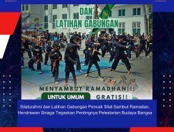 Silaturahmi dan Latihan Gabungan Pencak Silat Sambut Ramadan,H. Hendrawan Sinaga Tegaskan Pentingnya Pelestarian Budaya Bangsa