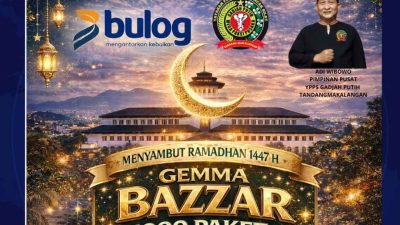 Gerakan Masyarakat Peduli Bangsa Sambut Ramadhan 1447 H, YAYASAN GADJAH PUTIH TANDANG MAKALANGAN Bekerjasama Dengan BULOG Jawa Barat