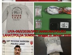 Polres Lahat Bongkar Upaya Penyelundupan Sabu ke Lapas, Satu Tersangka Ditangkap Lahat — Kepolisian Resor (Polres) Lahat,