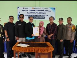 Komitmen Lingkungan Layak Hunian, PT Bukit Asam Tbk Serahkan Fasos dan Fasum kepada Masyarakat