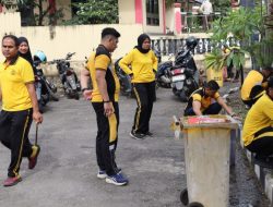 Disiplin dan Kebersihan Jadi Prioritas: Kapolsek Pimpin Kegiatan Kurve di Mako Muara Enim — Komitmen terhadap