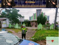*Satlantas Polres PALI Hadirkan Rasa Aman Lewat Giat PASTI, Pastikan Ibadah Berlangsung Khidmat dan Tertib*