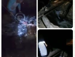 Gorong-Gorong Jebol di Betung Barat Makan Korban, Pengendara Motor Terperosok*