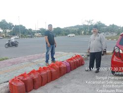 Udin Pelor Ajak Anggota Gagak Hitam Kepri Tebar Kebaikan Lewat Takjil Ramadan