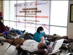 Energi Kebaikan 45 Tahun PTBA, Aksi Donor Darah Perkuat Solidaritas Sosial di Lampung