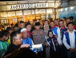 Kapolri Temui Ojol di Palembang, Dengarkan Aspirasi Driver di Kedai Ado*