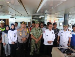 Kapolda Kepri bersama Forkopimda  Provinsi Kepri dan Kota Batam tiga pelabuhan di Batam jelang arus mudik lebaran 1447 h/2026