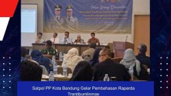 Satpol PP Kota Bandung Gelar Pembahasan Raperda Trantibumlinmas