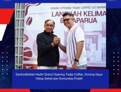 Dankodiklatad Hadiri Grand Opening Tedja Coffee, Dorong Gaya Hidup Sehat dan Komunitas Positif
