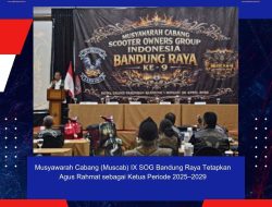 Musyawarah Cabang (Muscab) IX SOG Bandung Raya Tetapkan Agus Rahmat sebagai Ketua Periode 2025–2029