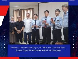 Kolaborasi Industri dan Kampus, PT.MFK dan Tecnoeka Bawa Standar Dapur Profesional ke AKPAR NHI Bandung