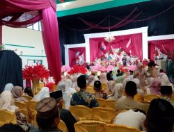 Resepsi Pernikahan Ammy S.Pd dan Gilang Ramadhan Berlangsung Khidmat di Aula SMK Negeri Lahat, Bupati Titip Pesan Kebersamaan