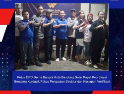 Ketua DPD Gema Bangsa Kota Bandung Gelar Rapat Koordinasi Bersama Kordapil, Fokus Penguatan Struktur dan Kesiapan Verifikasi