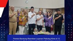 Pemkot Bandung Resmikan Layanan Psikolog Klinis di 12 Puskesmas, Perkuat Akses Kesehatan Mental Masyarakat