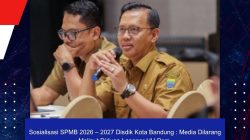 Sosialisasi SPMB 2026–2027 Disdik Kota Bandung: Media Dilarang Meliput, Diduga Langgar UU Pers