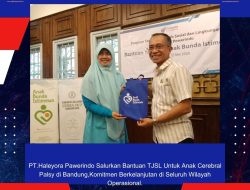 PT.Haleyora Pawerindo Salurkan Bantuan TJSL Untuk Anak Cerebral Palsy di Bandung,Komitmen Berkelanjutan di Seluruh Wilayah Operasional.