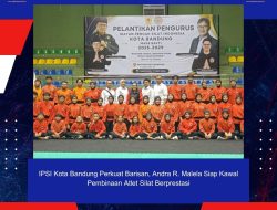 IPSI Kota Bandung Perkuat Barisan, Andra R. Malela Siap Kawal Pembinaan Atlet Silat Berprestasi