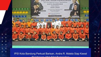 IPSI Kota Bandung Perkuat Barisan, Andra R. Malela Siap Kawal Pembinaan Atlet Silat Berprestasi