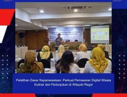 Pelatihan Dasar Kepariwisataan: Perkuat Pemasaran Digital Wisata Kuliner dan Pertunjukan di Wilayah Regol