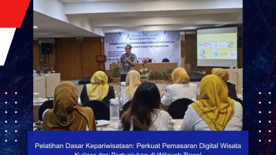 Pelatihan Dasar Kepariwisataan: Perkuat Pemasaran Digital Wisata Kuliner dan Pertunjukan di Wilayah Regol