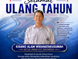 SIDIKFOKUSNEWS.COM UCAPKAN SELAMAT ULANG TAHUN KEPADA KETUA UMUM XTC INDONESIA KISANO ALAM WIRANATAKUSUMAH