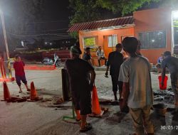 Ketua LPM Tanjung Riau Udin Pelor Dukung Warga Graha Mas Cor Jalan Swadaya