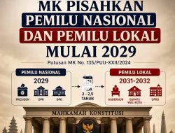 MK Pisahkan Pemilu Nasional dan Lokal Mulai 2029: Antara Pendalaman Demokrasi dan Risiko Fragmentasi Kekuasaan