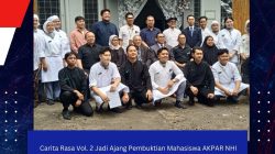 Carita Rasa Vol. 2 Jadi Ajang Pembuktian Mahasiswa AKPAR NHI Bandung dalam Mengangkat Kuliner Lokal ke Level Fine Dining